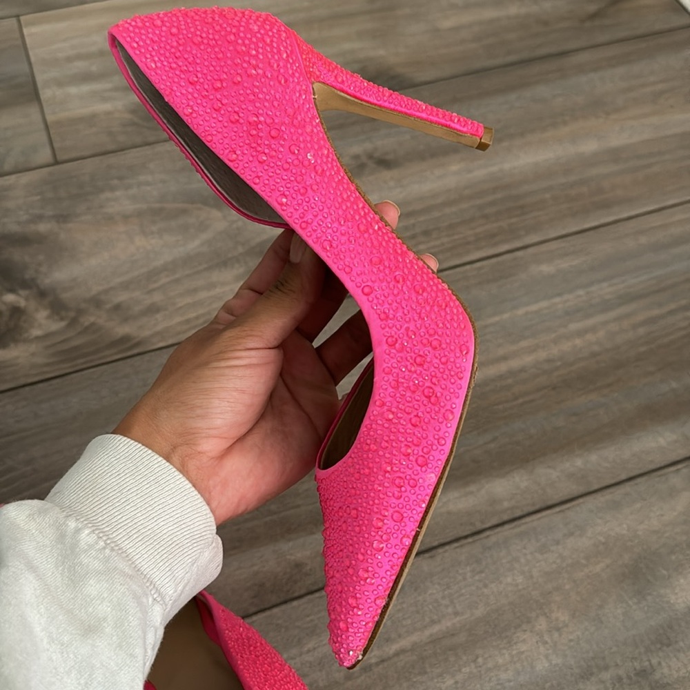 INC Kenjay pink heels size 7.5 - Picture 9 of 10